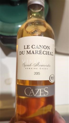 Lengdok dhe Rusionjë Katalanas Bregdetar Domaine Cazes Le Canon du Maréchal Syrah-Mourvèdre 2015