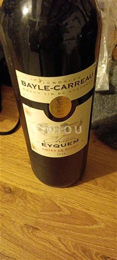 Bordeaux Côtes-de-bourg Bayle-Carreau Eyquem 2014