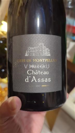 Languedoc Grès de Montpellier Château Assas Réserve 2017