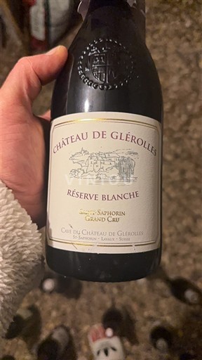 Вод Nespecificirano Grand Cru Château Glérolles Réserve Blanche Non Millésimé