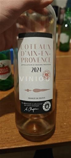 Rượu vang Rosé sec Produit de france 2024 Pháp Provence Coteaux d'Aix-en-Provence AOC