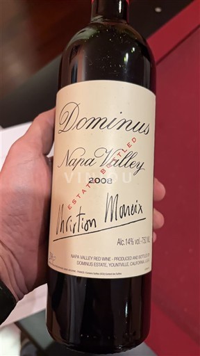 Californiske AVA-er Napa Valley Dominus Estate Dominus 2008