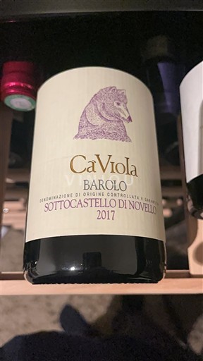 Vin Rouge sec Sottocastello di Novello Ca' Viola 2017 Italia Piemonte Barolo DOCG
