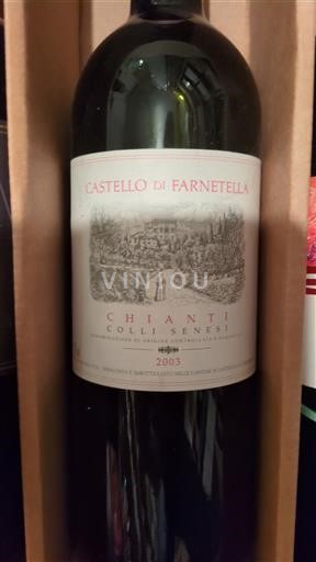 Toskana Кијанти Castello di Farnetella 2003
