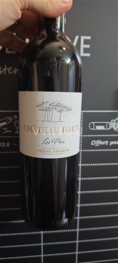 Bordeaux Pessac-Léognan Château Alix Les Pins 2018