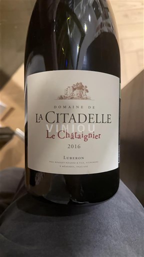 Lugina e Ronës Luberon Domaine La Citadelle Le Châtaignier 2016