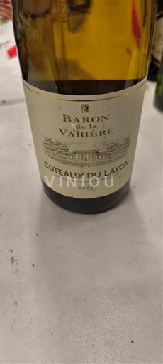Loiredalen Coteaux-du-layon Baron de la Varière 2022