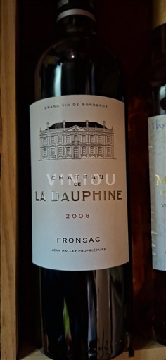 Vinos Rouge sec Château La Dauphine 2008 Francia Burdeos Fronsac AOC