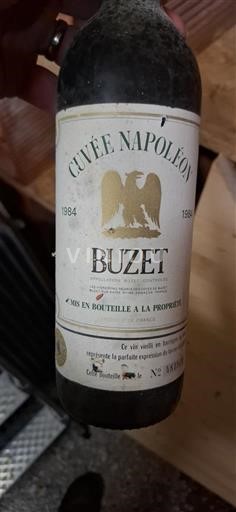 Vin Rouge sec Cuvée Napoléon 1984 Francë Jugperëndim Buzet AOC