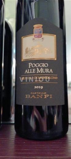 Toscana Brunello di Montalcino Castello Banfi Poggio alle Mura 2019