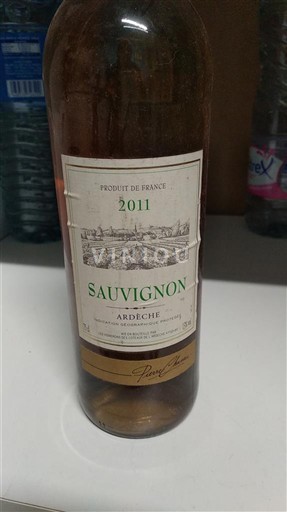 Alpet dhe Rajonet e Rrjedhës së Rrjedhës së Lumit Rhone Ardèche Pierre Chanau Sauvignon 2011