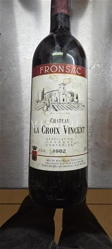 Bordo Фронсак Château La Croix Vincent 1982