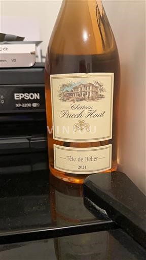 Viinit Rosé sec Tête de Bélier Château Puech-Haut 2021 Ranska Languedoc AOC