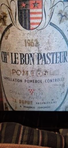 Bordo Pomerol Château Le Bon Pasteur 1962