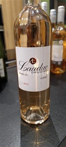Vini Rosé sec Classic Château Lauduc 2022 Francia Bordeaux AOC