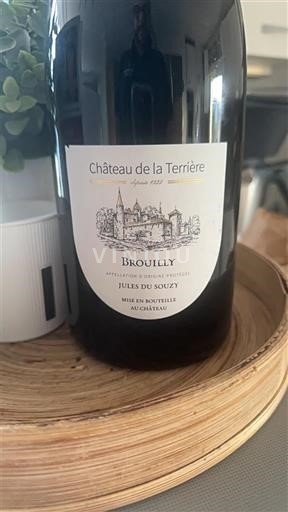 Vinos Rouge sec Jules du Souzy Château La Terrière Non millésimé Francia Beaujolais Brouilly AOC