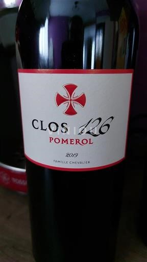 Bordeaux Pomerol Clos 126 2019