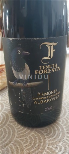 Wijnen Rouge sec Albarossa Tenuta Foresta 2020 Italië Piëmont Piemonte DOC