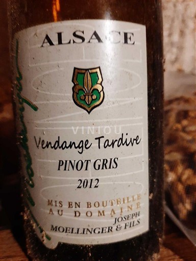 Алзас Аласас Vendanges Tardives Joseph Moellinger & Fils 2012