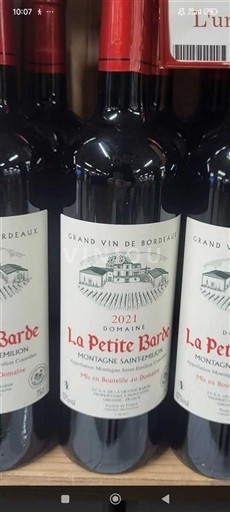 Bordeaux Montagne-Saint-Émilion La Petite Barbe 2021