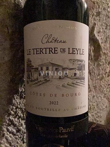 Burdeos Côtes-de-bourg Château Le Tertre de Leyle 2022