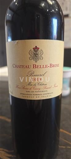 Vini Rouge sec Château Belle-Brise 2019 Francia Bordeaux Pomerol AOC