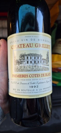 Bordoja E paspecifikuar Château Grillet 1992