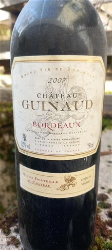Burdeos Bordeaux Château Guinaud 2007