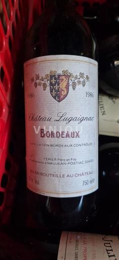 Bordoja Bordo Château Lugaignac 1986