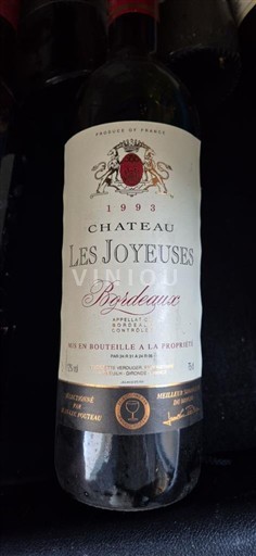 Bordo Château Les Joyeuses 1998