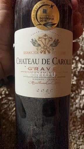 Bordéus Graves Château Carolle 2015