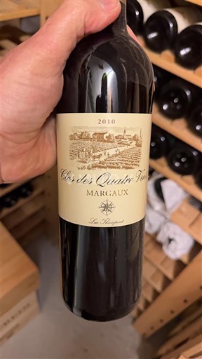 Bordeaux Margaux Clos des Quatre Vents Les Marquis 2010