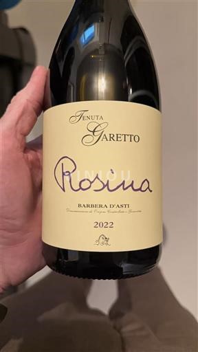 Piemonte Barbera d'Asti Tenuta Garetto Rosina 2022