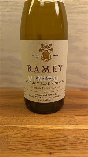Californiske AVA-er Russian River Valley Ramey Wine Cellars Woolsey Road Vineyard 2021