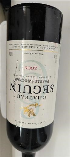 Wines Rouge sec Château Seguin 2006 France Bordeaux Pessac-Léognan AOC
