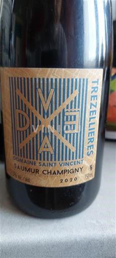 Loiredalen Saumur-Champigny Domaine Saint Vincent Trezellieres 2020