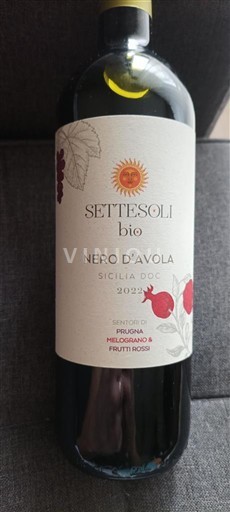 Вина Rouge sec Settesoli 2022 Італія Сицилія DOC