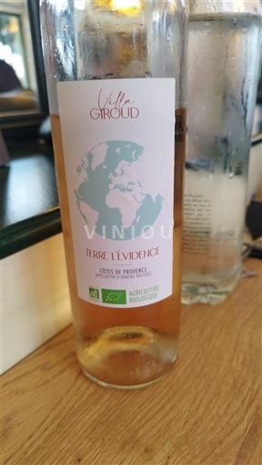 Provence Côtes-de-Provence Villa GiRoud Terre L'Évidence Ikke-årgang