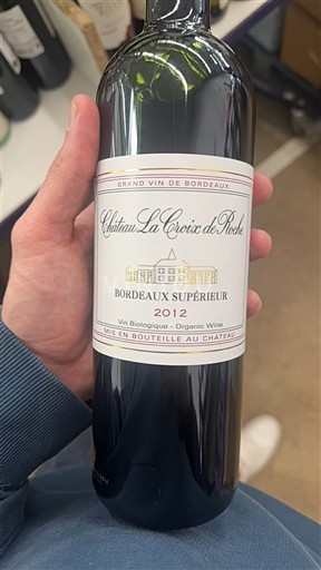 Viinit Rouge sec Château La Croix de Roche 2012 Ranska Bordeaux Bordeaux Supérieur AOC