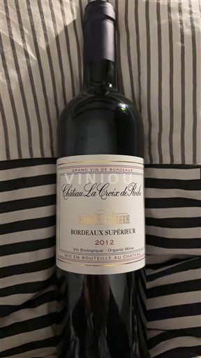 Bordoja Bordeaux Supérieur Château La Croix de Roche 2012