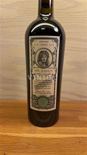 Kalifornijske AVA Напа Вали Bond St. Eden 2005