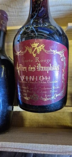 Lugina e Ronës Bregdeti i Rodanit Cellier des Dauphins Carte Rouge 1982