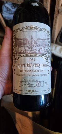 Bordeaux Puisseguin-saint-émilion Château Cinq Hardis 1983