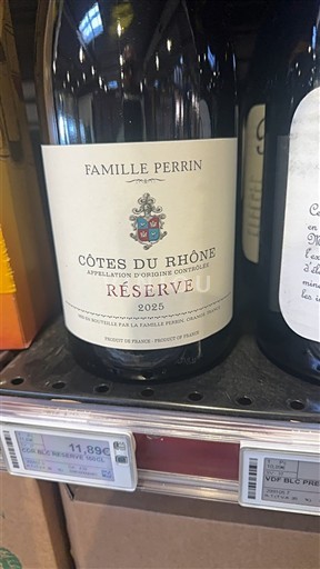 Рона долина Кот дю Рон Famille Perrin Réserve 2025
