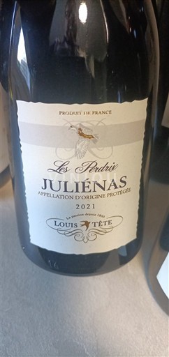 Beaujolais Juliénas Louis Tête Les Perdrix 2021