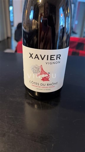 Rhônen laakso Côtes-du-rhône Xavier Vignon Grenache Vieilles Vignes Ei vuosikertaa