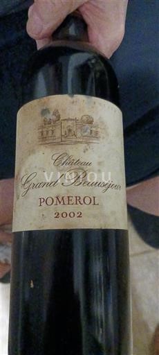 Vinuri Rouge sec Grand Beauséjour 2002 Franța Bordeaux Pomerol AOC