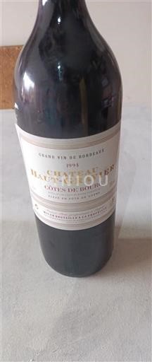 Вина Rouge sec Château Haut Gravey 1995 Франція Бордо Кот-де-Бур. AOC
