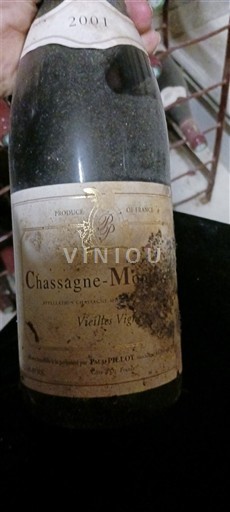 Burgund Chassagne-Montrachet Domaine Paul Pillot Vieilles Vignes 2001