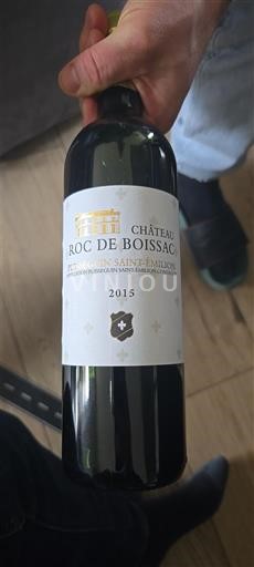 Bordoja Saint-Émilion Château Roc de Boissac 2015